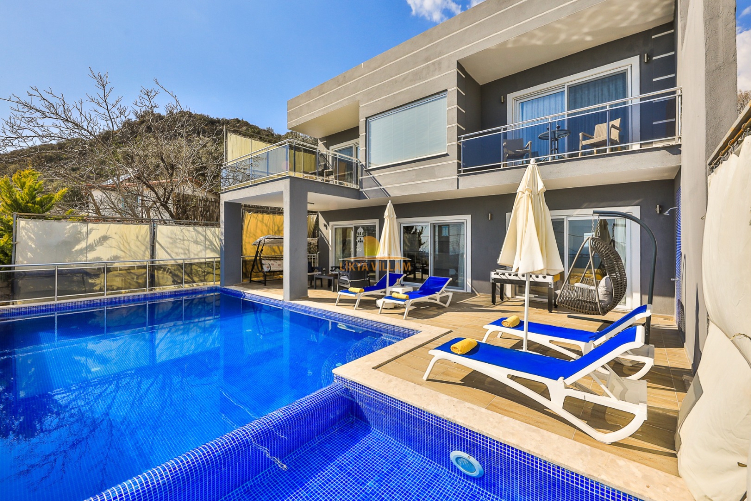 Kalkan Doğa Manzaralı Villa Aris