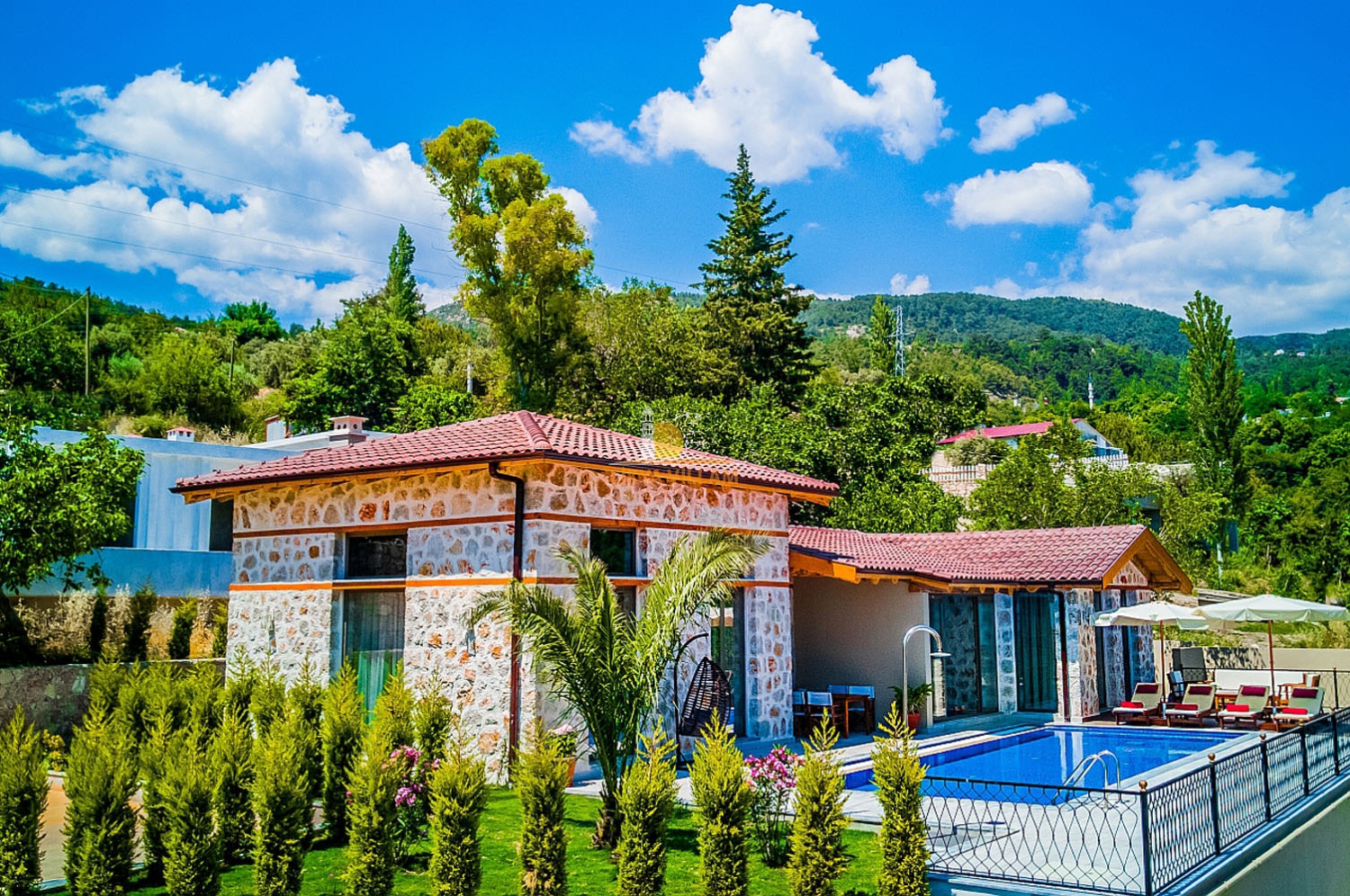 Kalkan Isıtmalı Havuzlu Villa Gaia