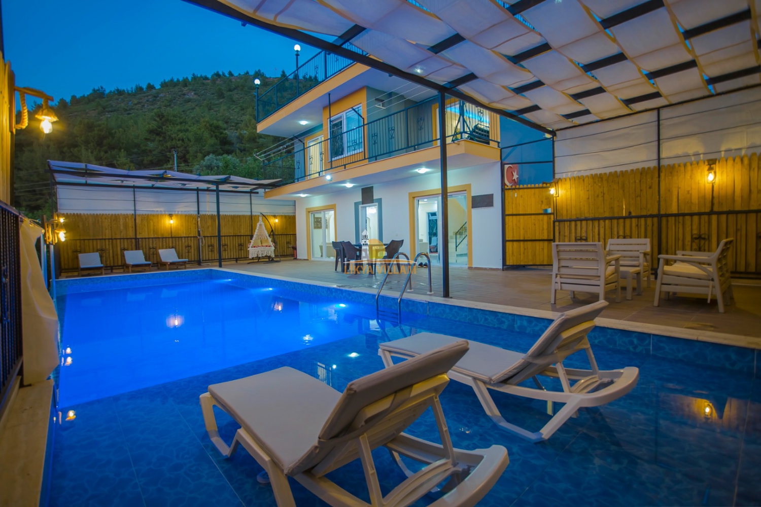 Kalkan Doğa Manzaralı Villa Light