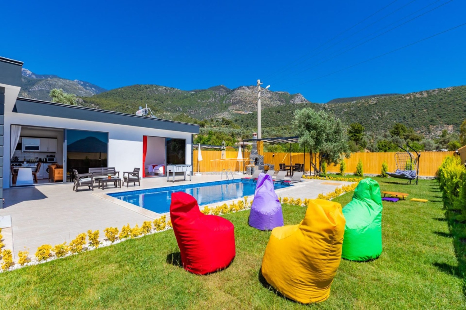 Kalkan Doğa Manzaralı Villa Nil