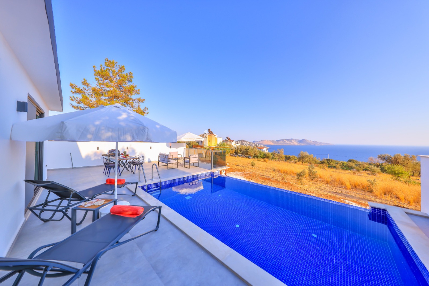 Kalkan Deniz Manzaralı Villa Alice